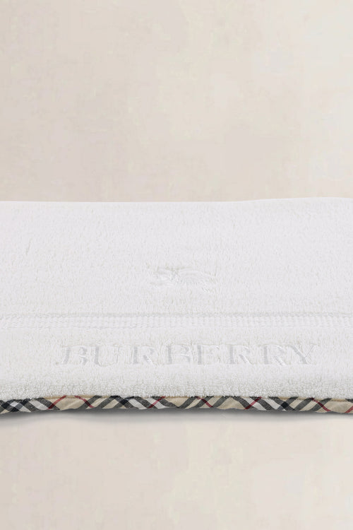 Burberry White Bath Towel
