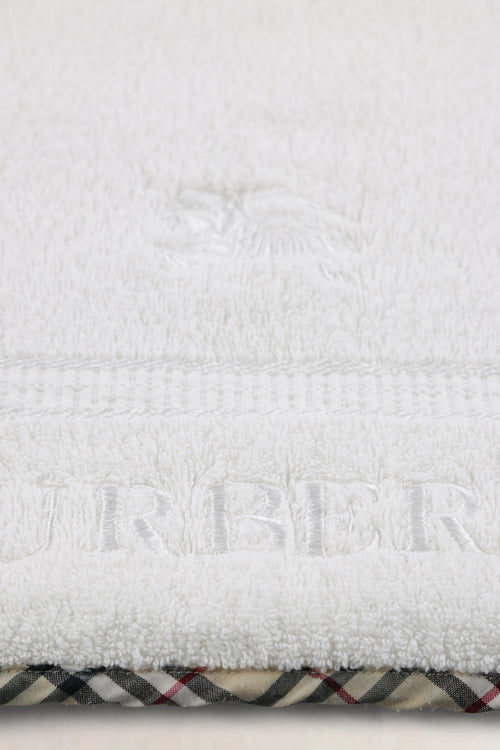 Burberry White Bath Towel