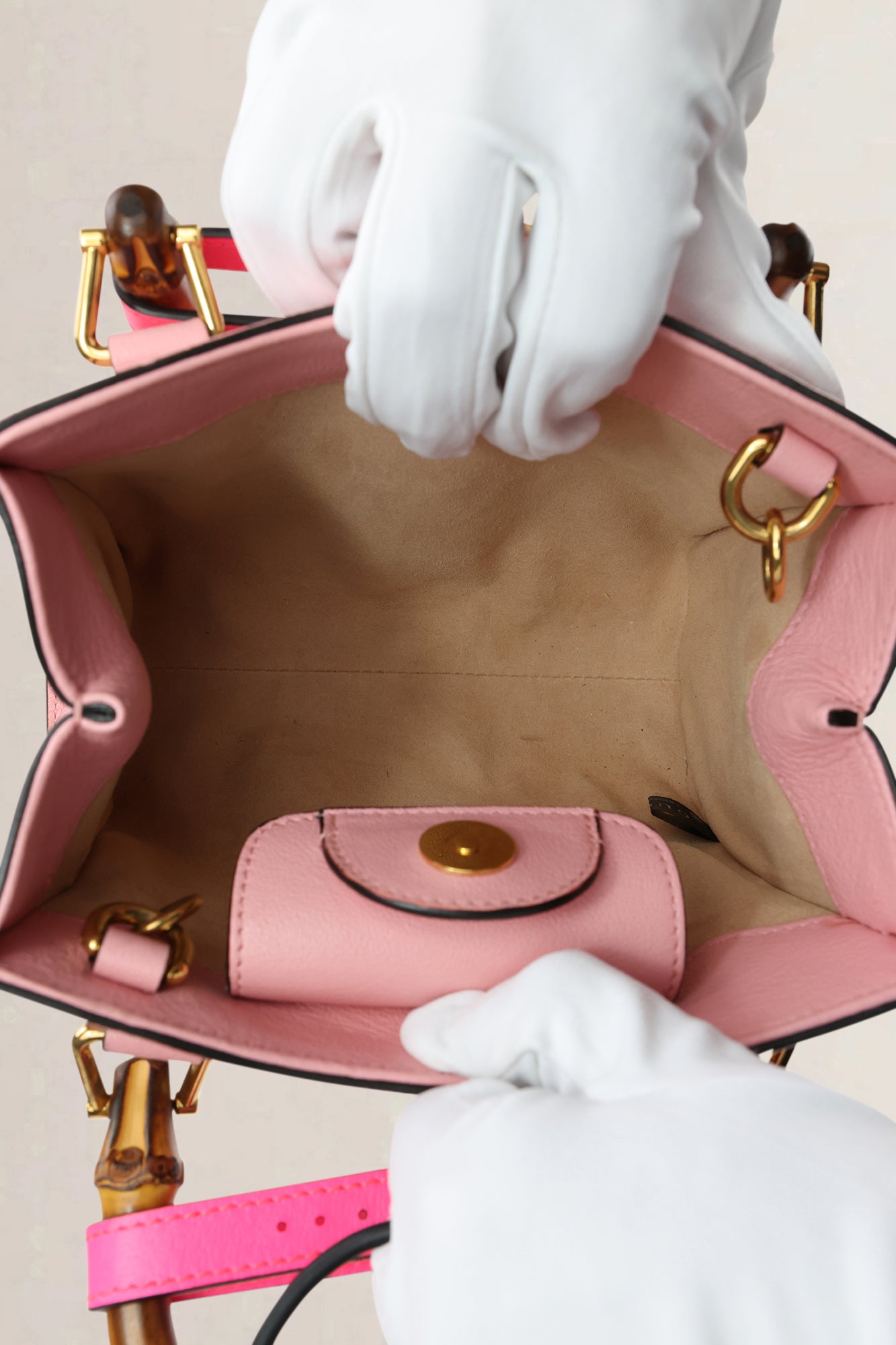 Gucci Pink Diana Small Crossbody Bag