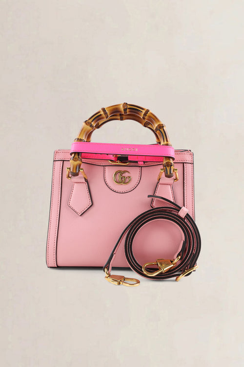 Gucci Pink Diana Small Crossbody Bag