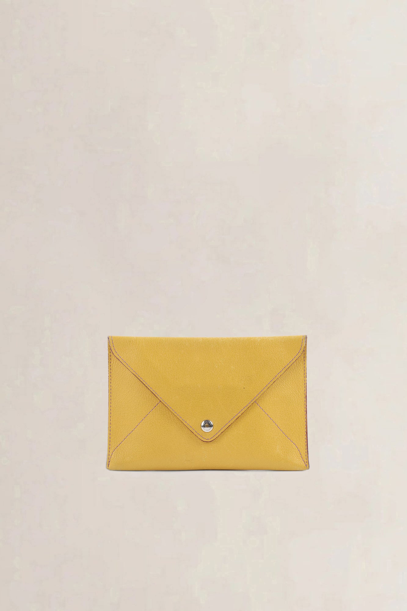 Delvaux Yellow Leather Wallet