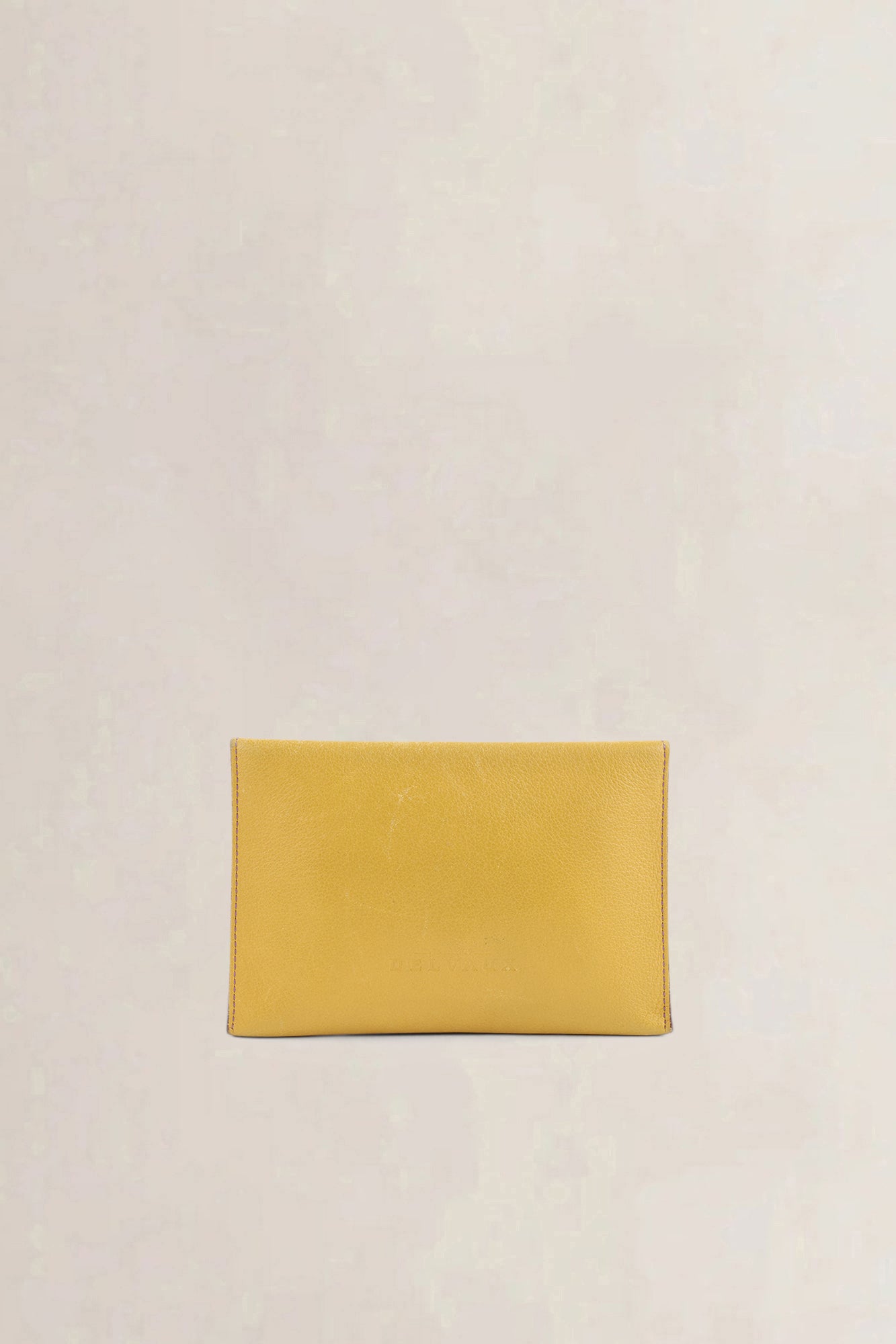 Delvaux Yellow Leather Wallet