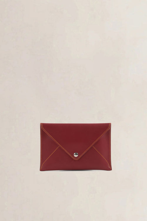 Delvaux Red Leather Wallet