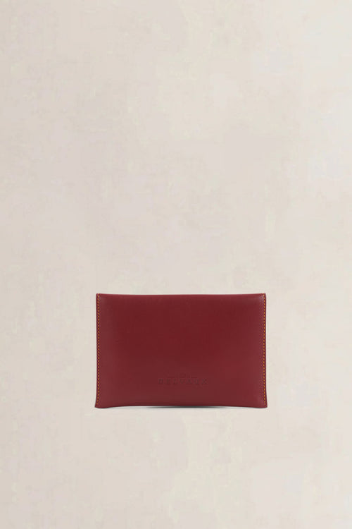Delvaux Red Leather Wallet