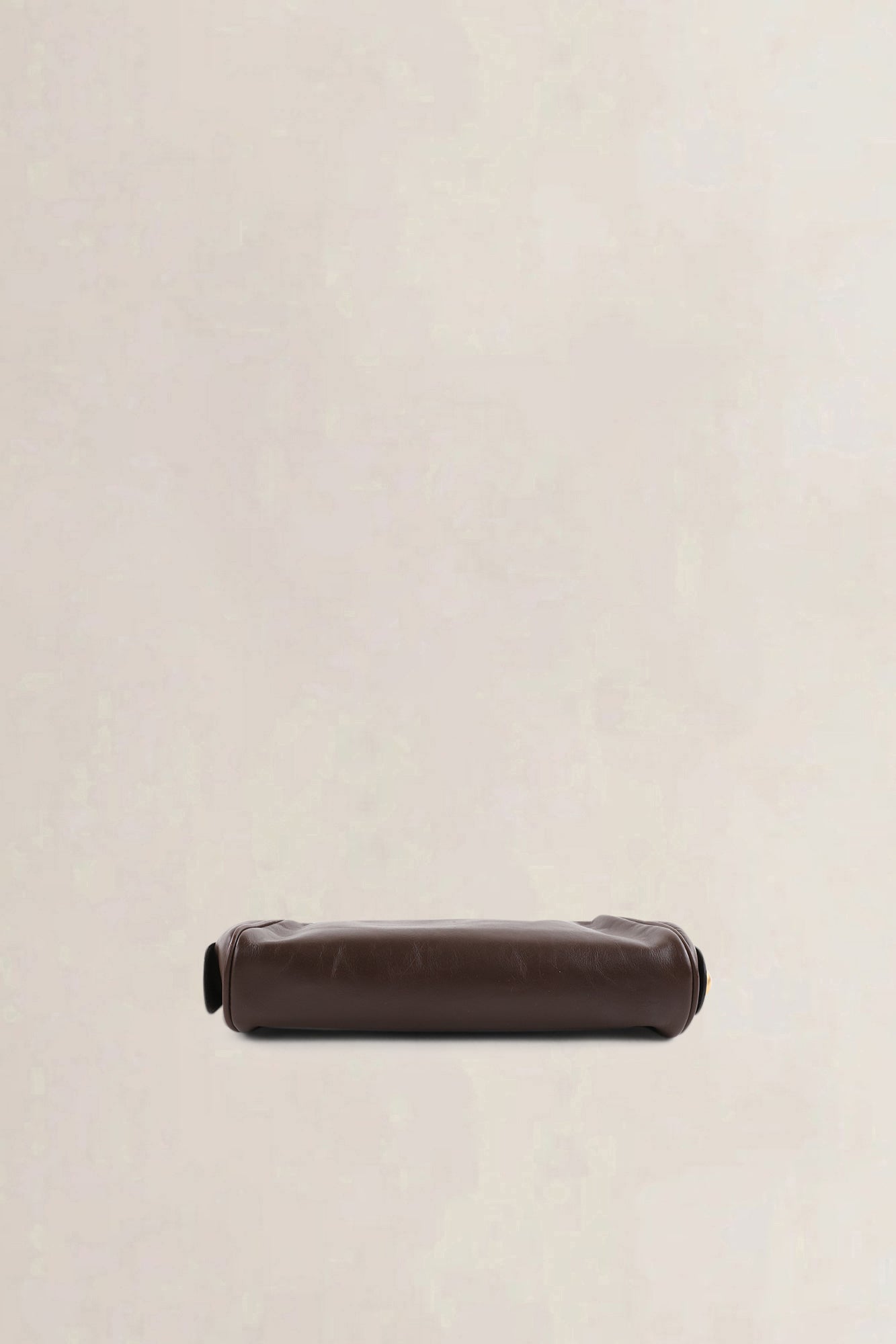 Delvaux Chocolate Leather Dolce Vita Pochette