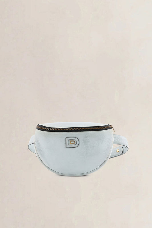 Delvaux Ice Blue Musette Belt Bag
