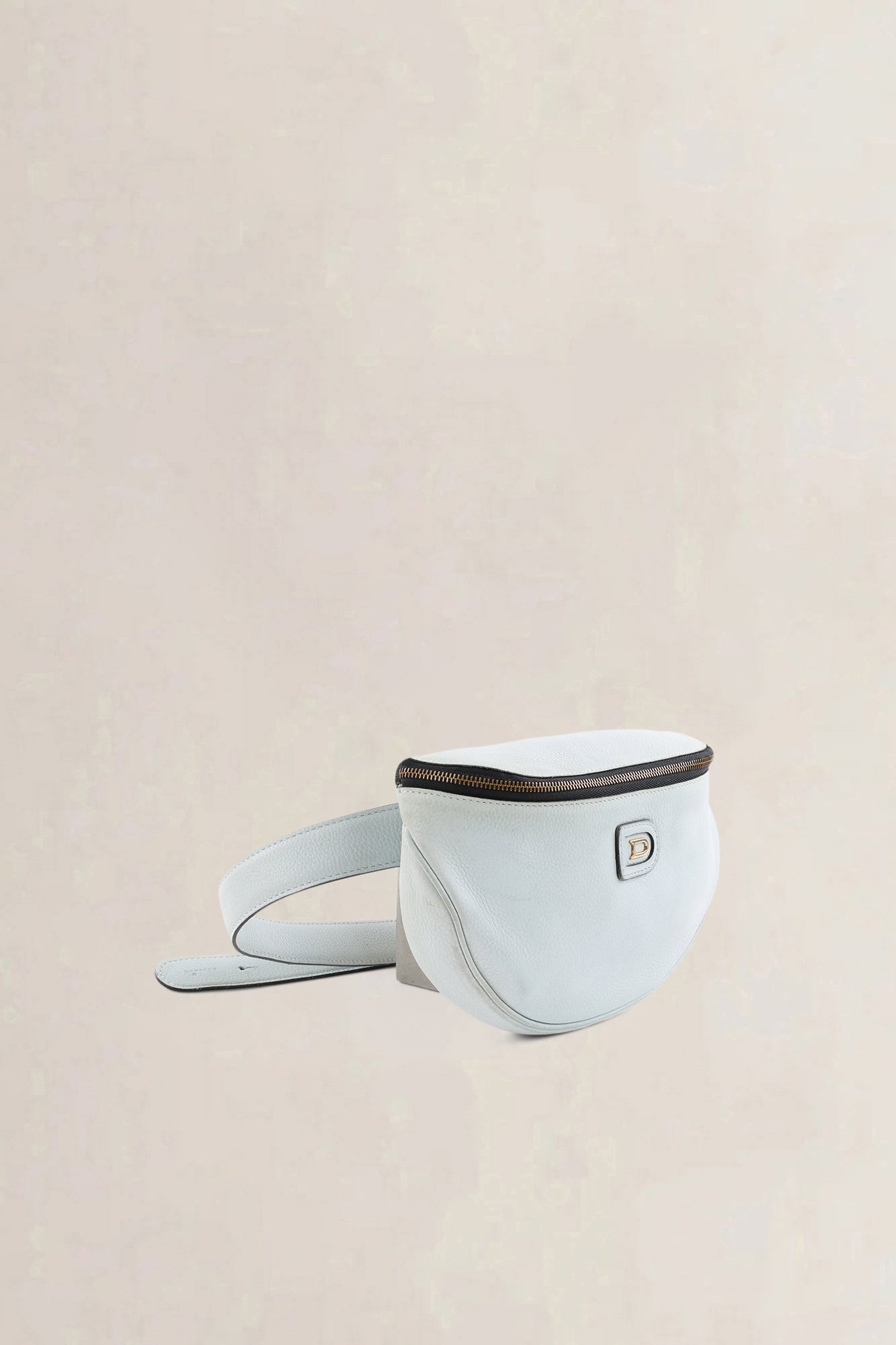 Delvaux Ice Blue Musette Belt Bag