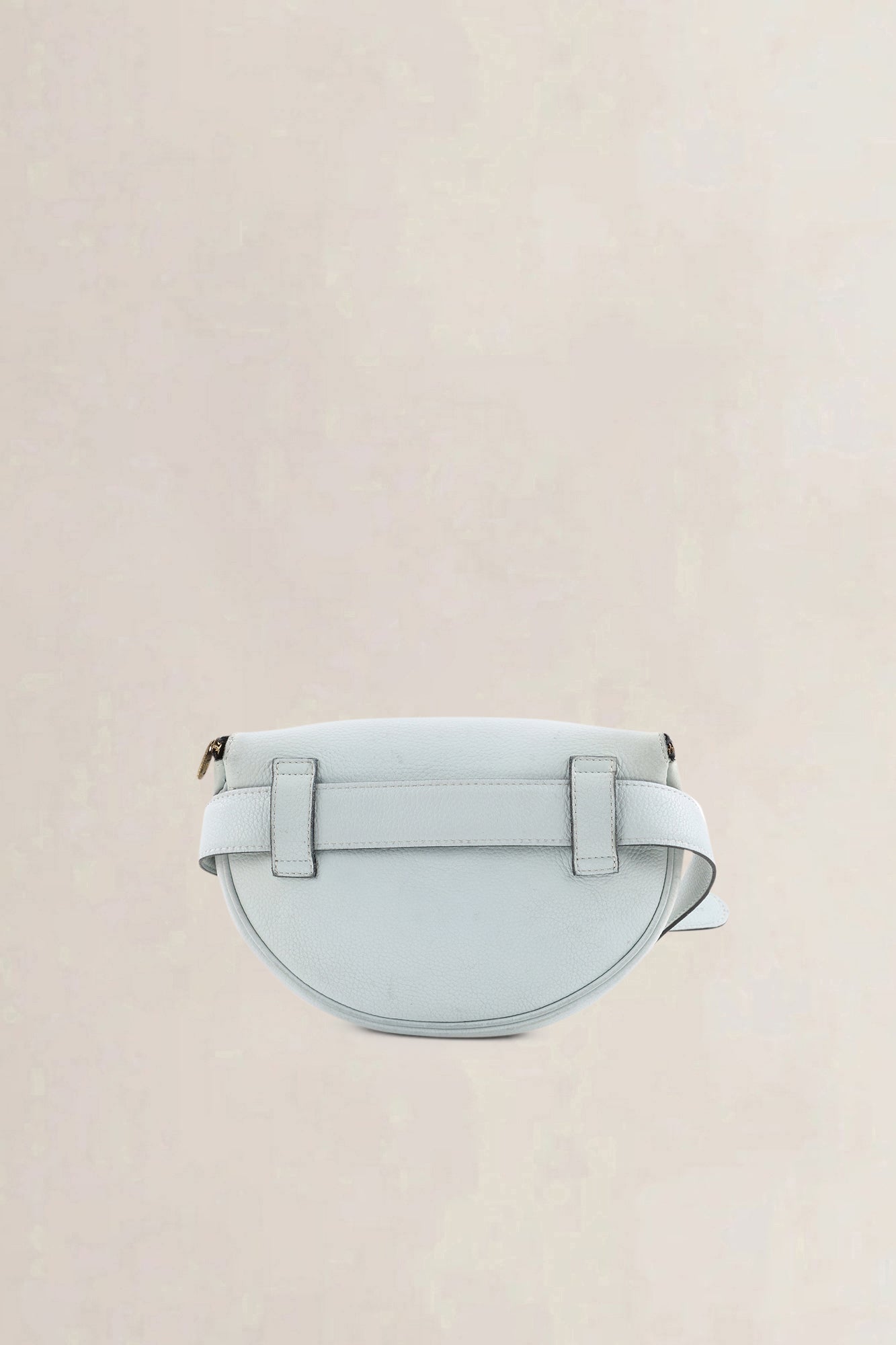Delvaux Ice Blue Musette Belt Bag