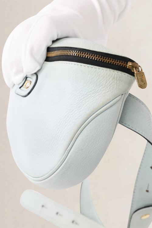 Delvaux Ice Blue Musette Belt Bag