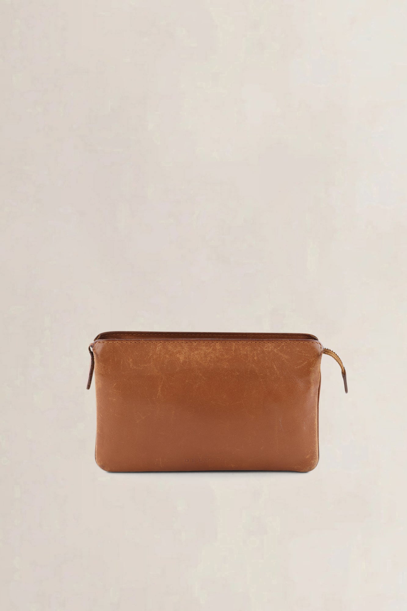 Delvaux Brown Allure Trio Destrier Wallet