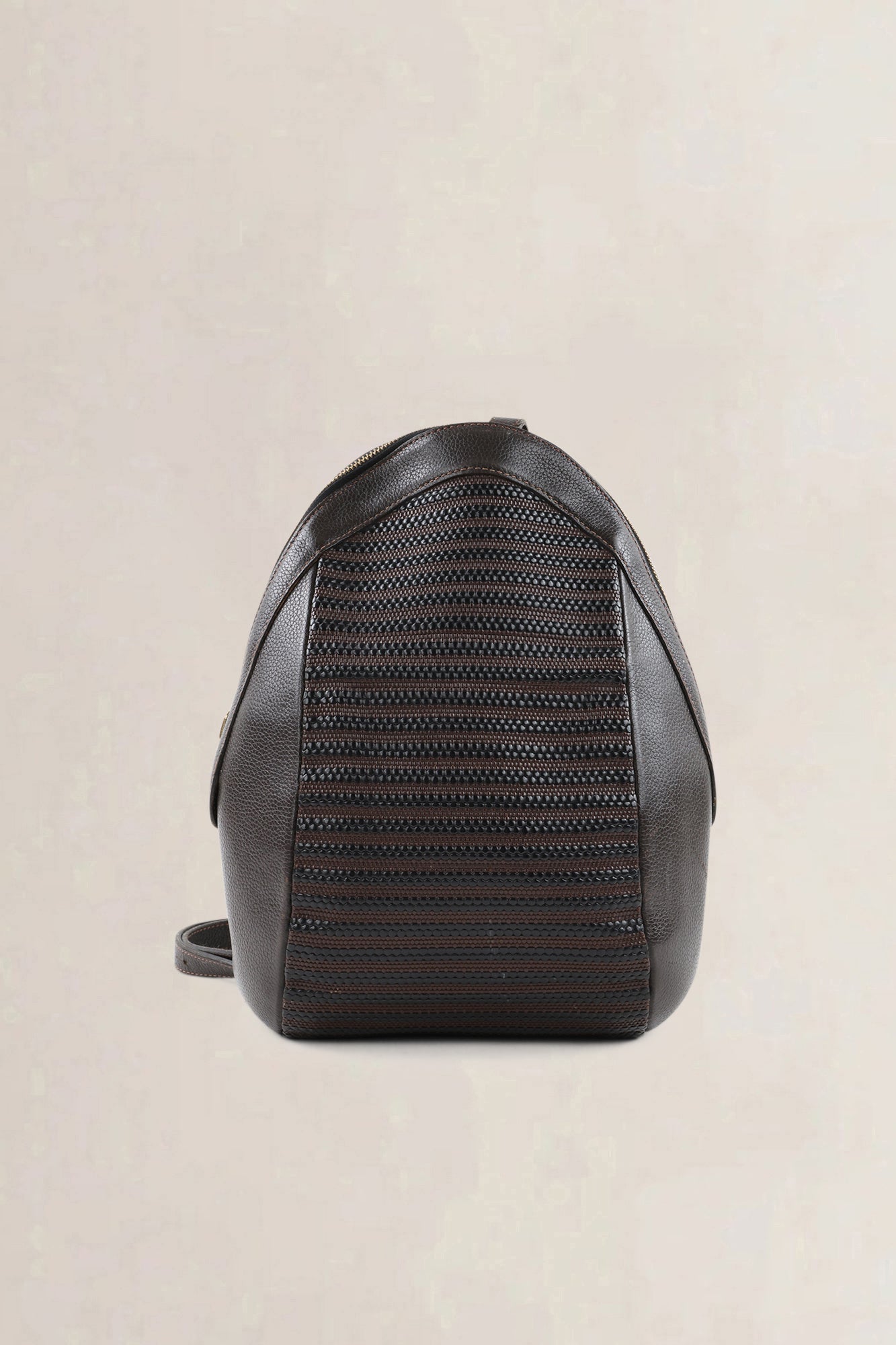 Delvaux Brown Toile De Cuir Amitié Backpack