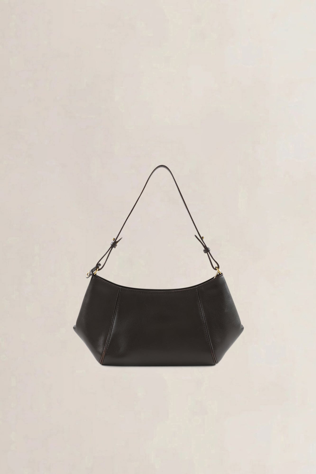 Delvaux Dark Brown Leather Désir Shoulder Bag