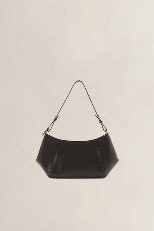 Delvaux Dark Brown Leather Désir Shoulder Bag