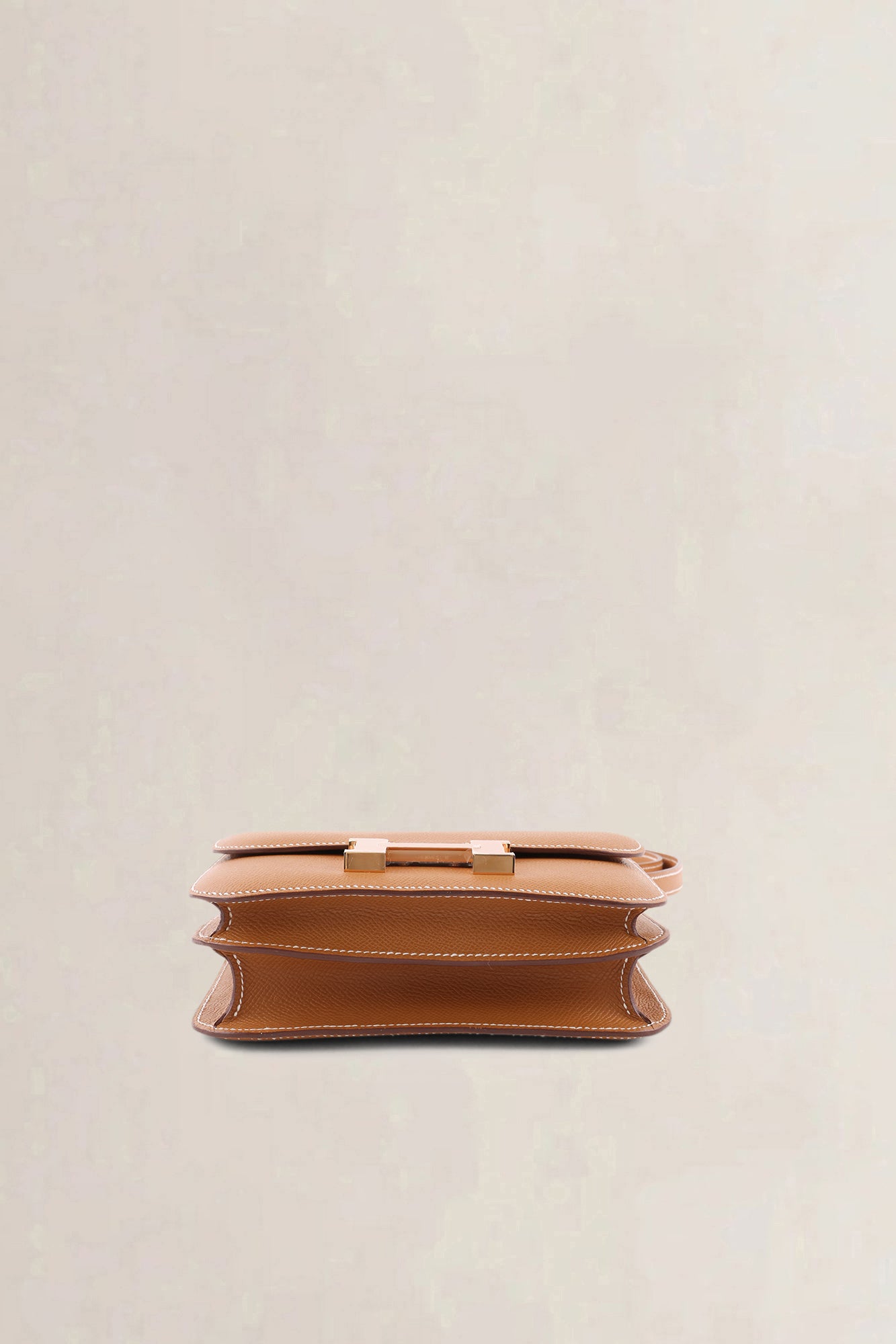 Hermès Cognac Epsom Leather Constance Mini Shoulder Bag