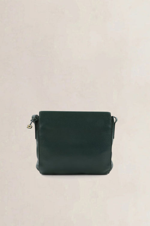 Delvaux Green Trotteur Ciel Turnlock Crossbody Bag