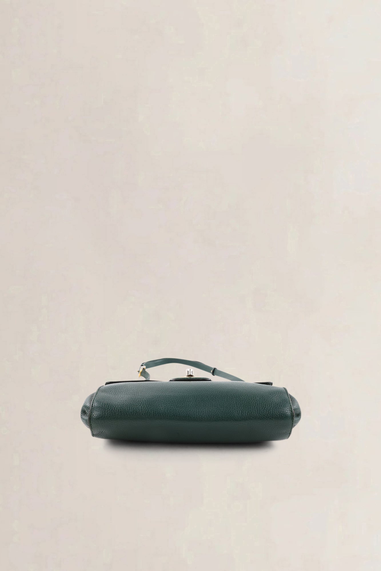 Delvaux Green Trotteur Ciel Turnlock Crossbody Bag