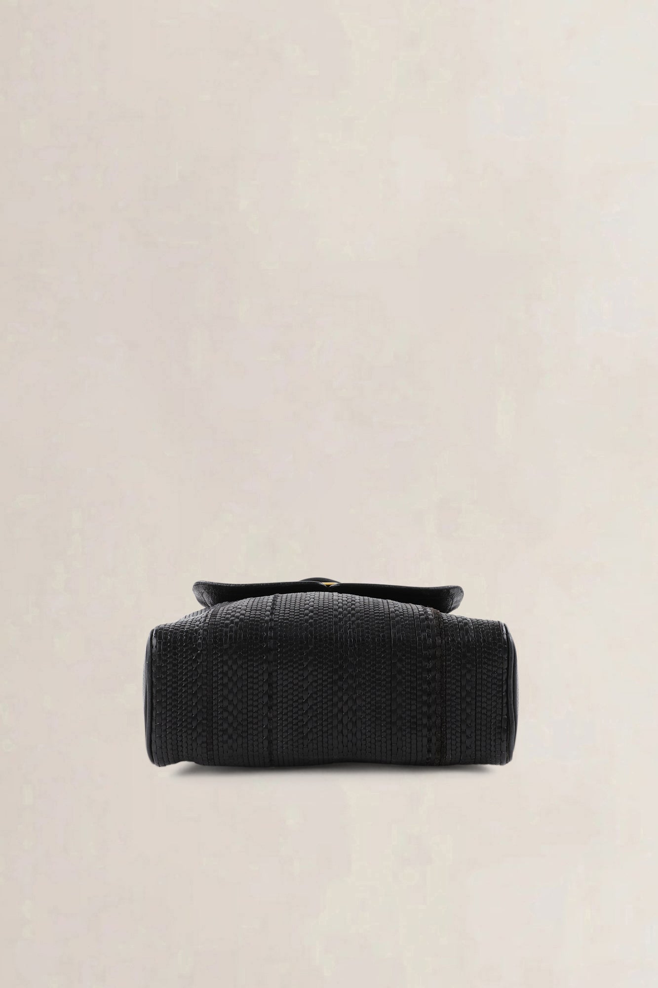 Delvaux Black Toile De Cuir — vintage