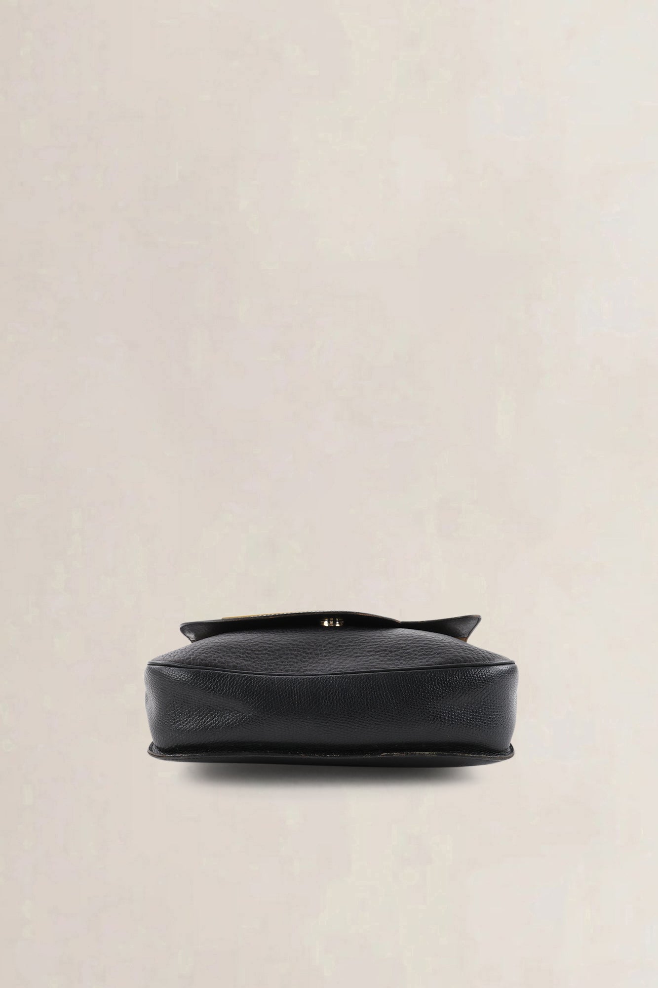 Delvaux Vintage Black Leather Crossbody Bag
