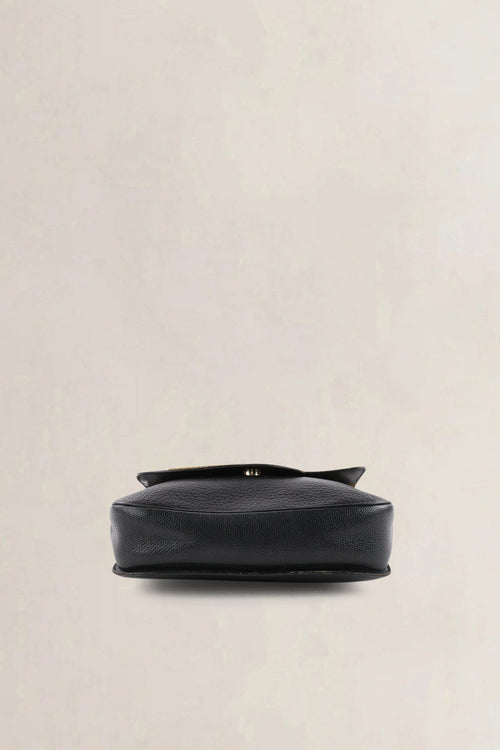 Delvaux Vintage Black Leather Crossbody Bag