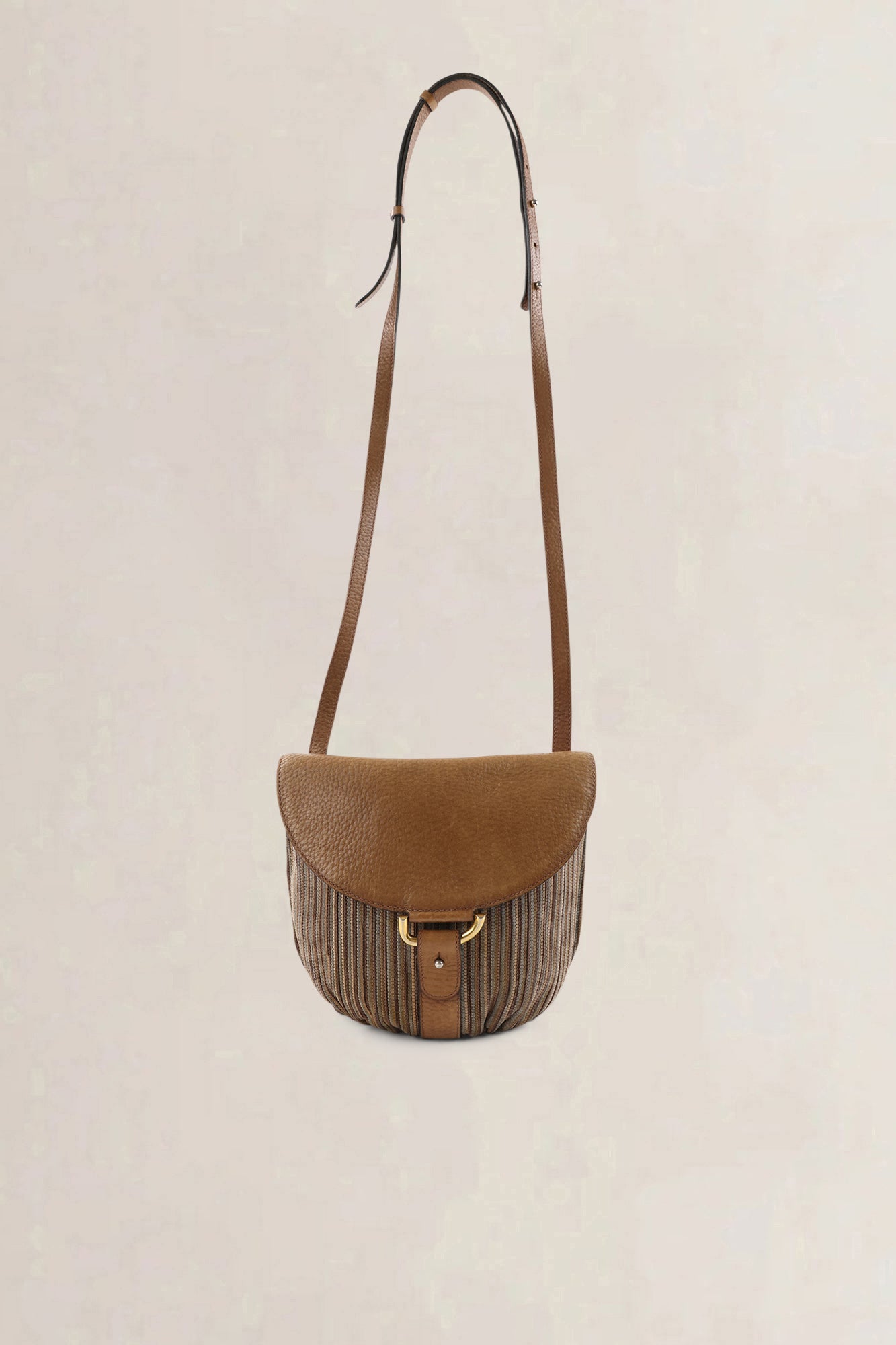 Delvaux Toile De Cuir Listrac PM Crossbody Bag