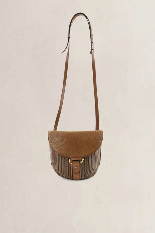 Delvaux Toile De Cuir Listrac PM Crossbody Bag