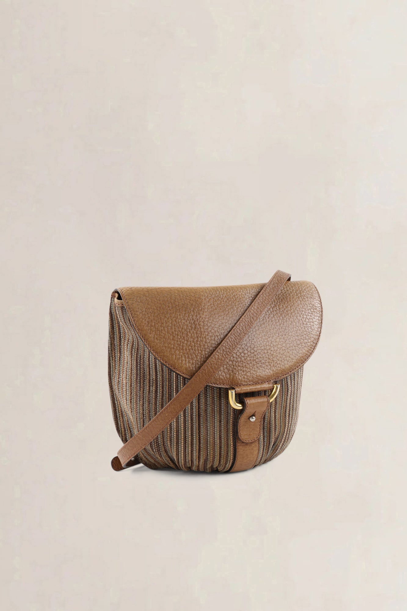 Delvaux Toile De Cuir Listrac PM Crossbody Bag