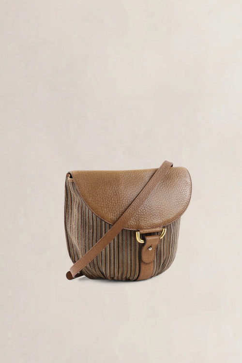 Delvaux Toile De Cuir Listrac PM Crossbody Bag