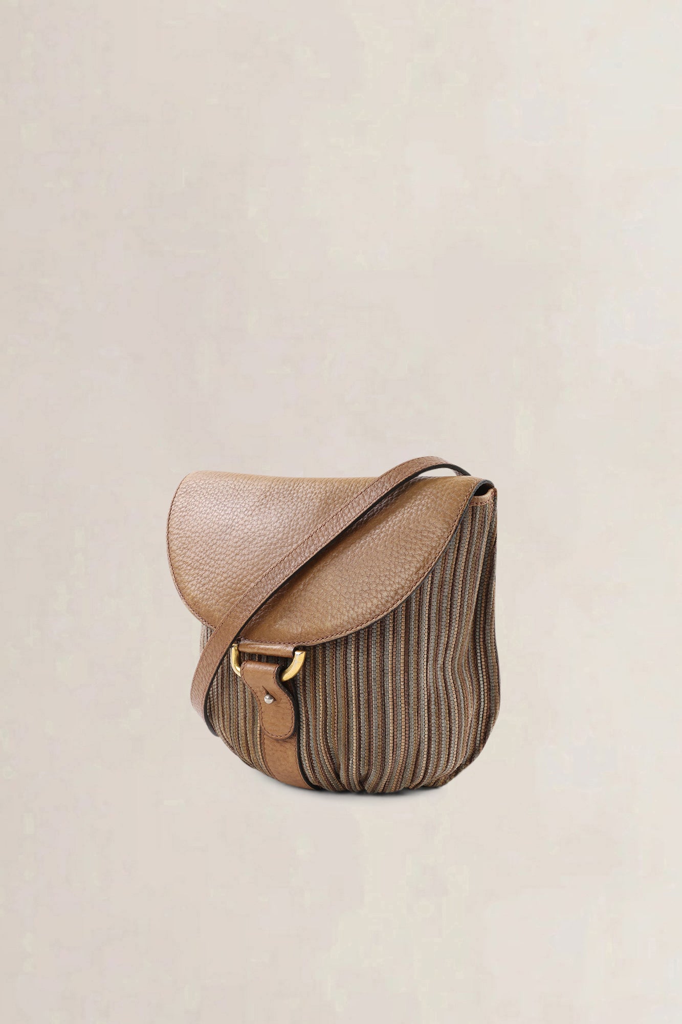 Delvaux Toile De Cuir Listrac PM Crossbody Bag