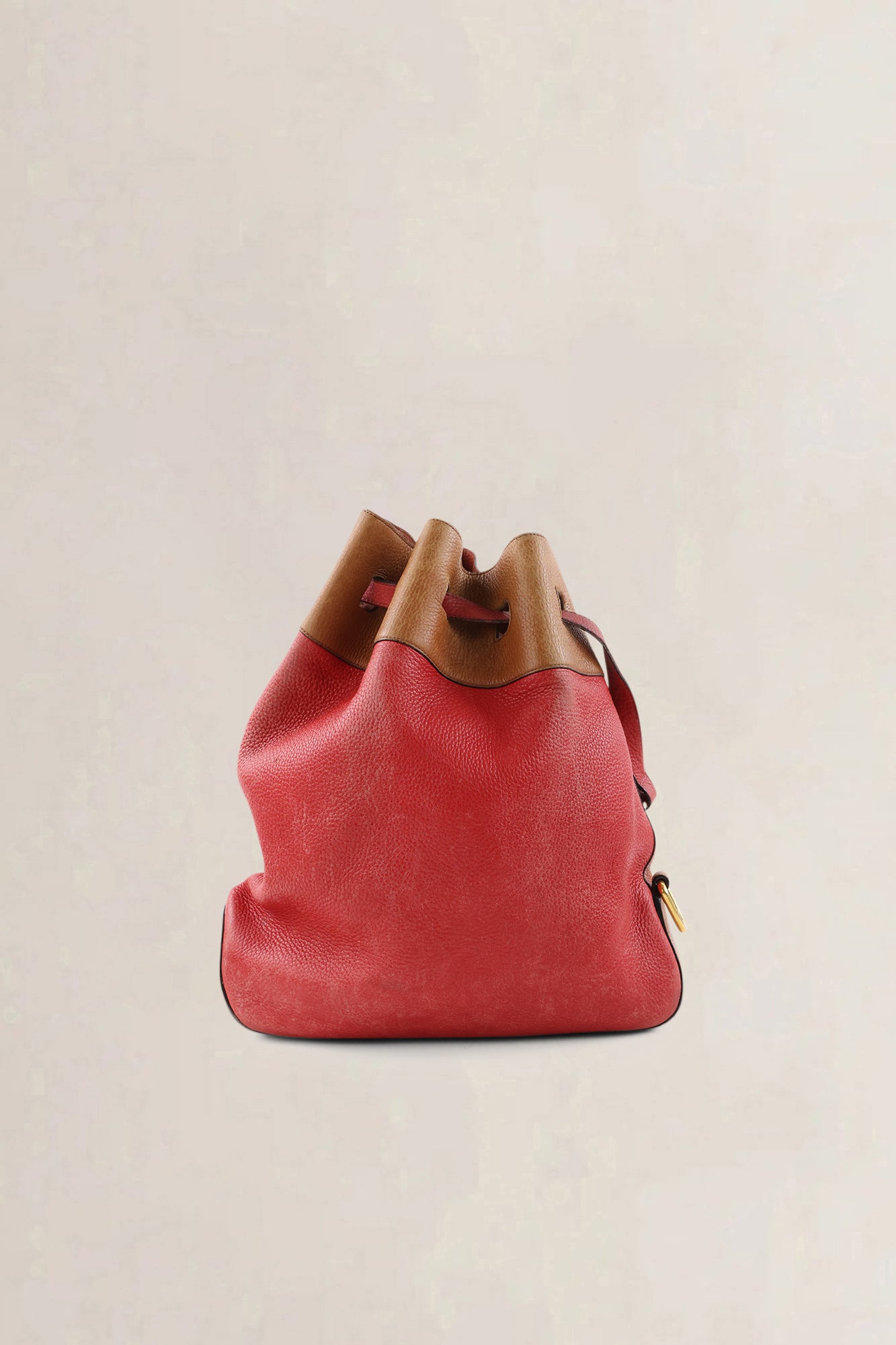 Delvaux Orange/Red Cattogan Shoulder Bag