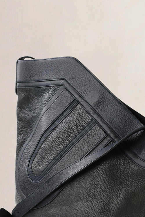 Delvaux Blue Leather Crossbody Bag