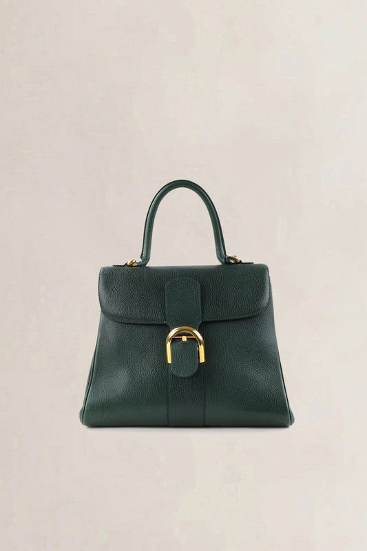 Delvaux Green Jumping Calf Brillant MM — vintage
