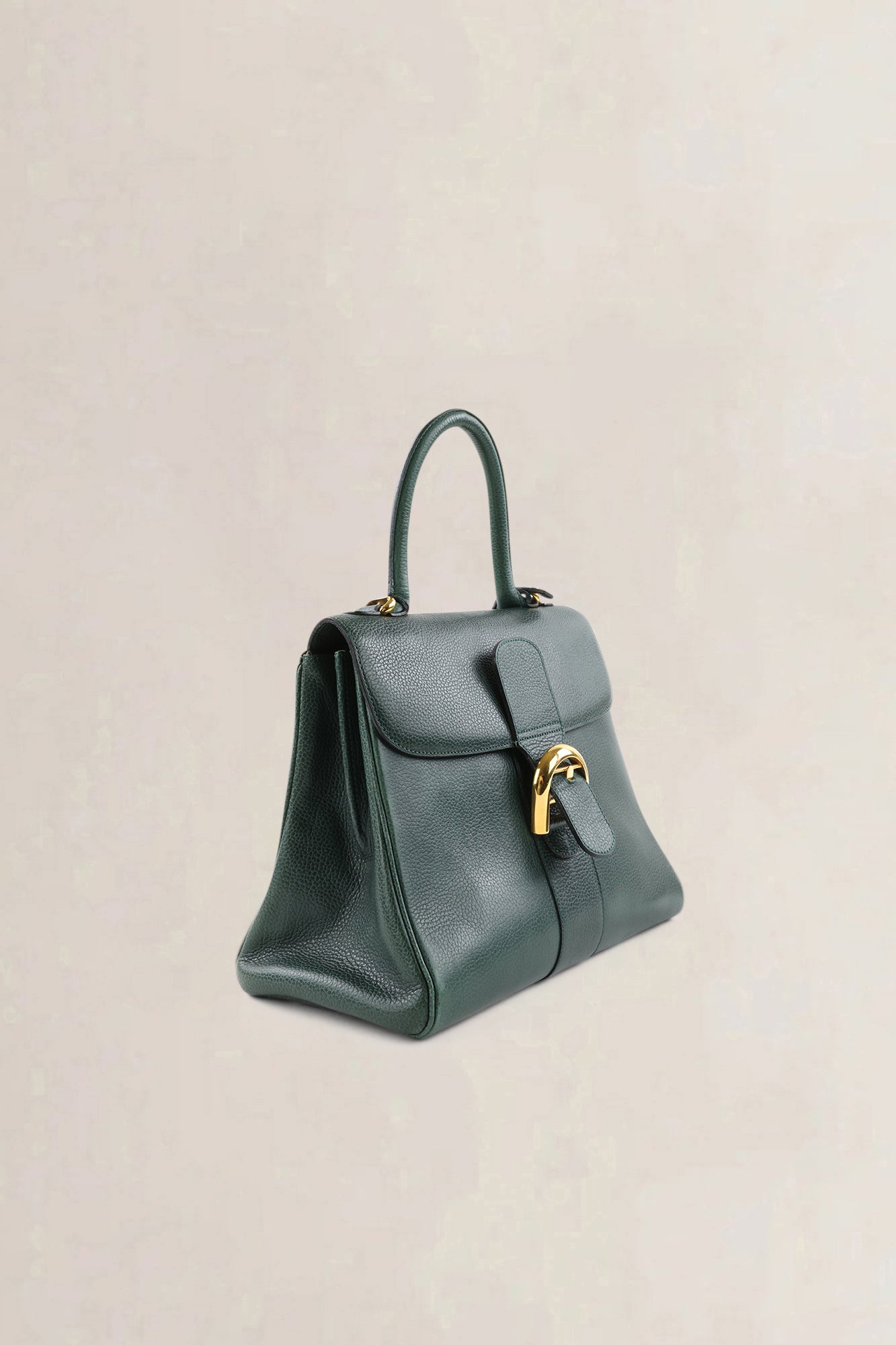 Delvaux Forest Green Jumping Calf Brillant MM Crossbody Bag