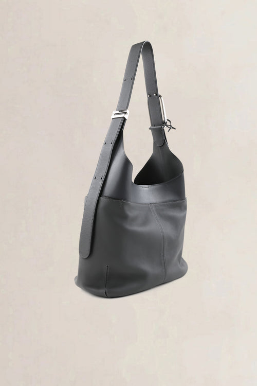 Delvaux Grey So Cool MM Crossbody Bag