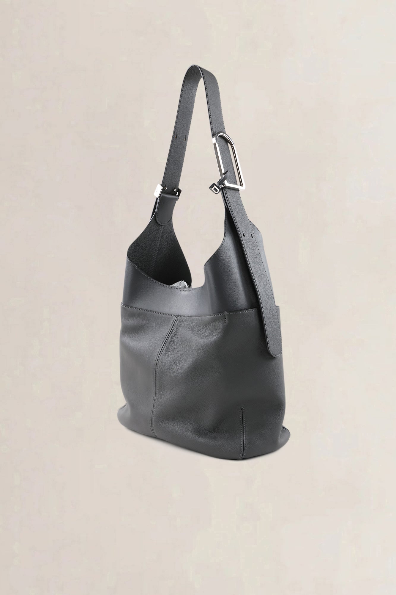 Delvaux Grey So Cool MM Crossbody Bag