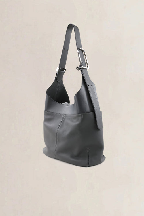 Delvaux Grey So Cool MM Crossbody Bag