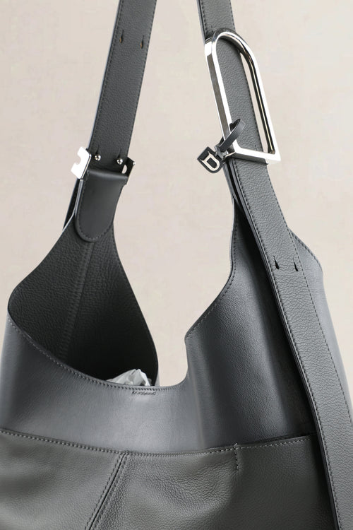 Delvaux Grey So Cool MM Crossbody Bag
