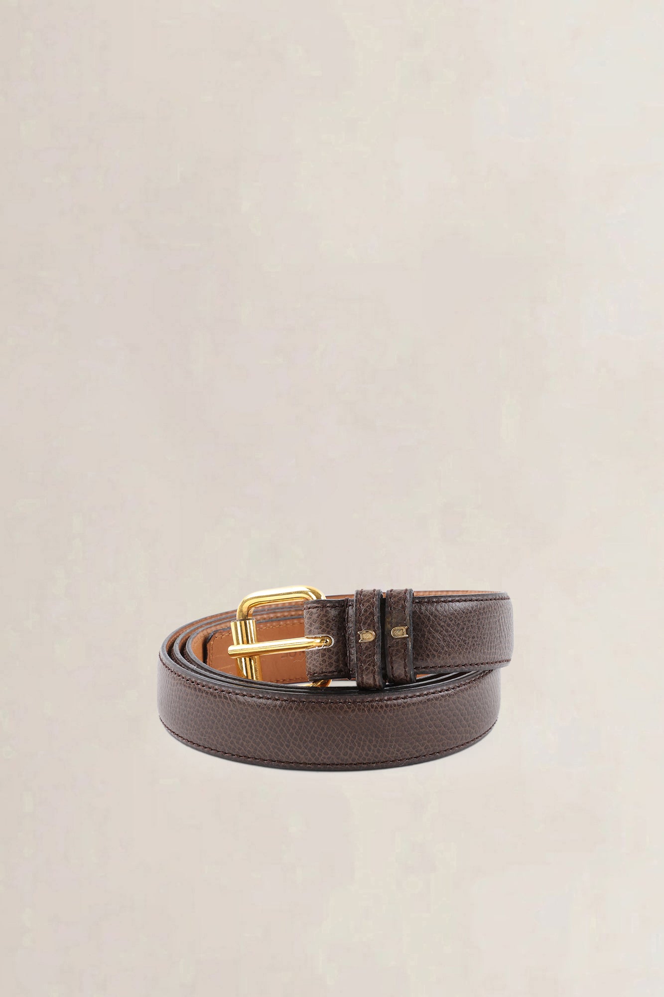 Delvaux Brown Leather Belt