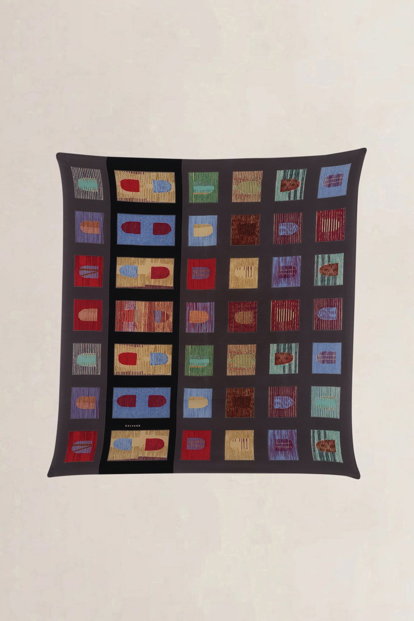 Delvaux Multicolor Silk Scarf