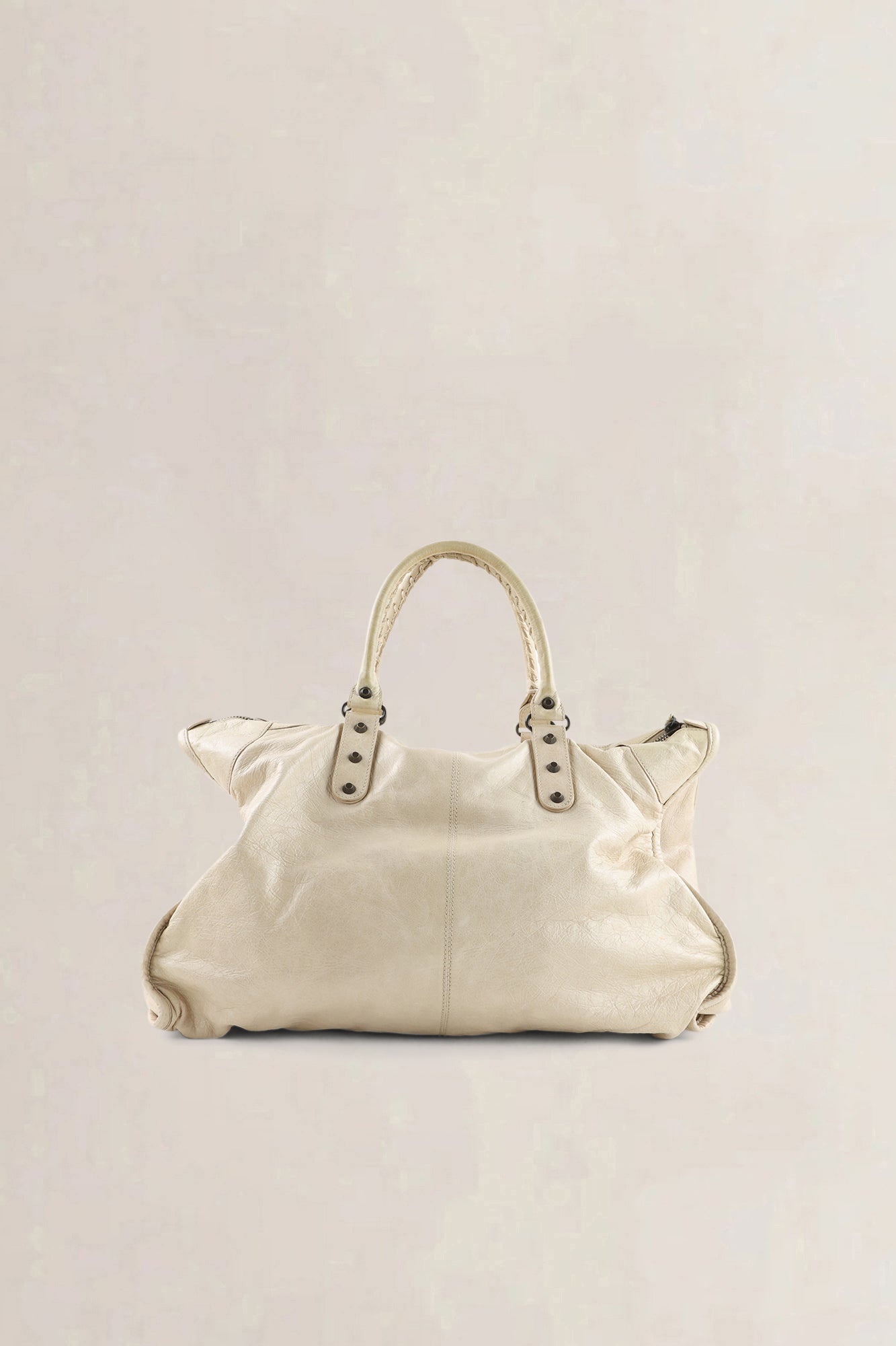 Balenciaga Beige Arena Lambskin City Small Shoulder Bag