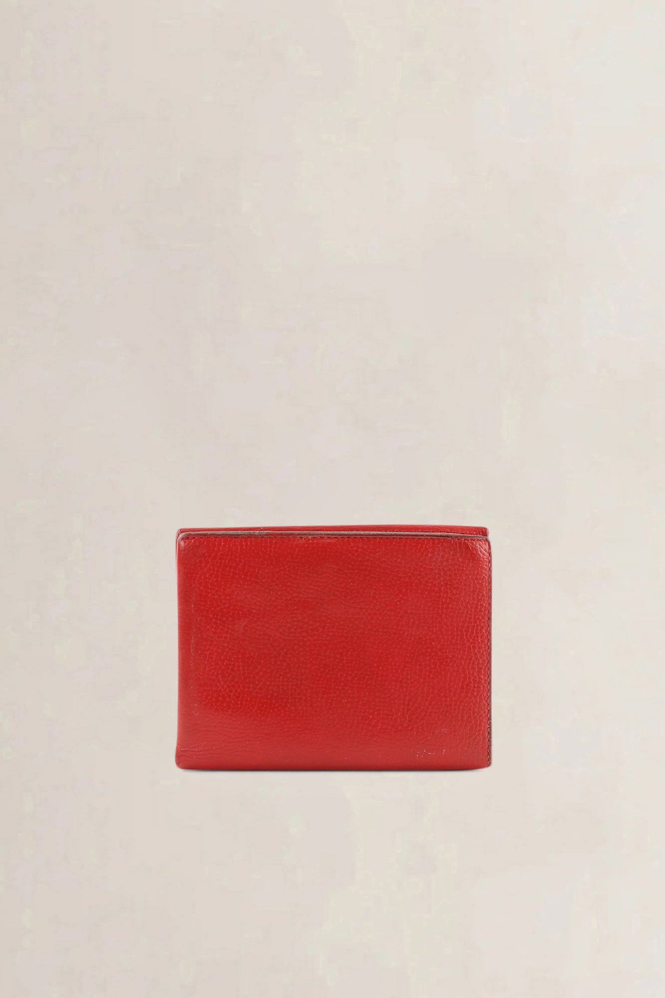 Delvaux Dark Red Diabolo MM Trifold — preloved
