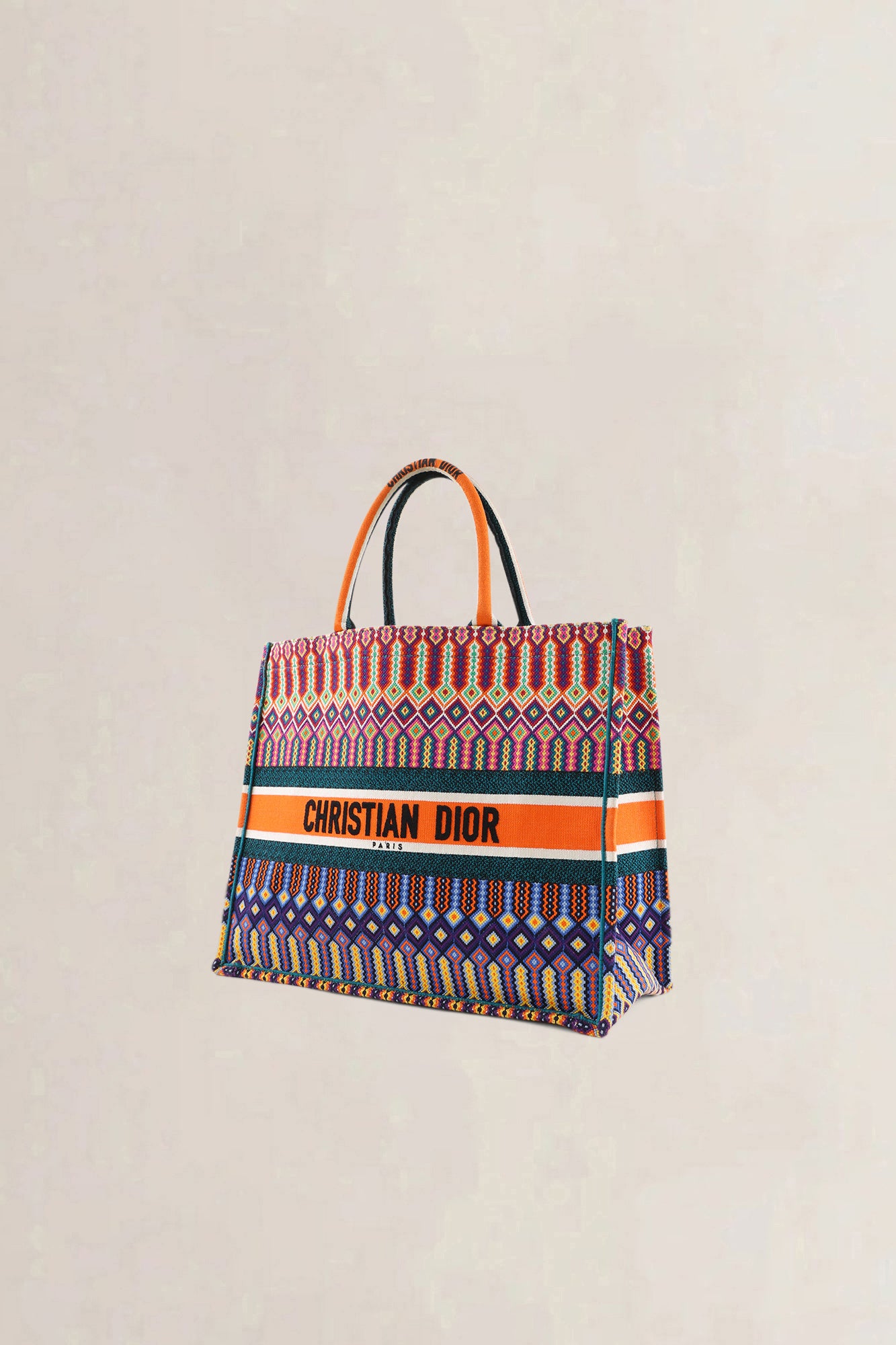 Christian Dior Multicolor Book Tote Medium Shoulder Bag