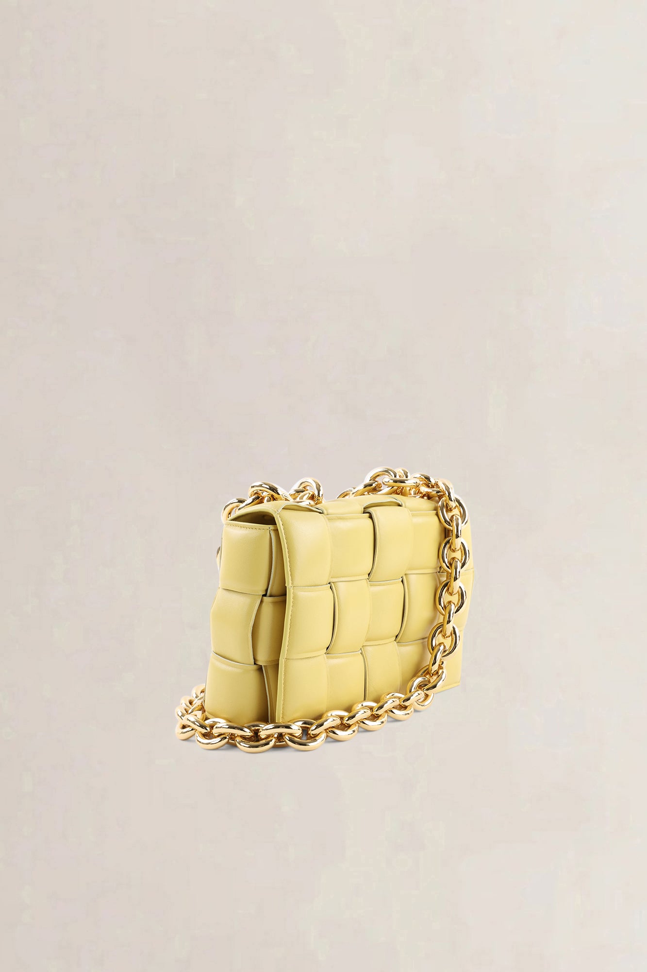 Bottega Veneta Yellow Chain Cassette — preloved