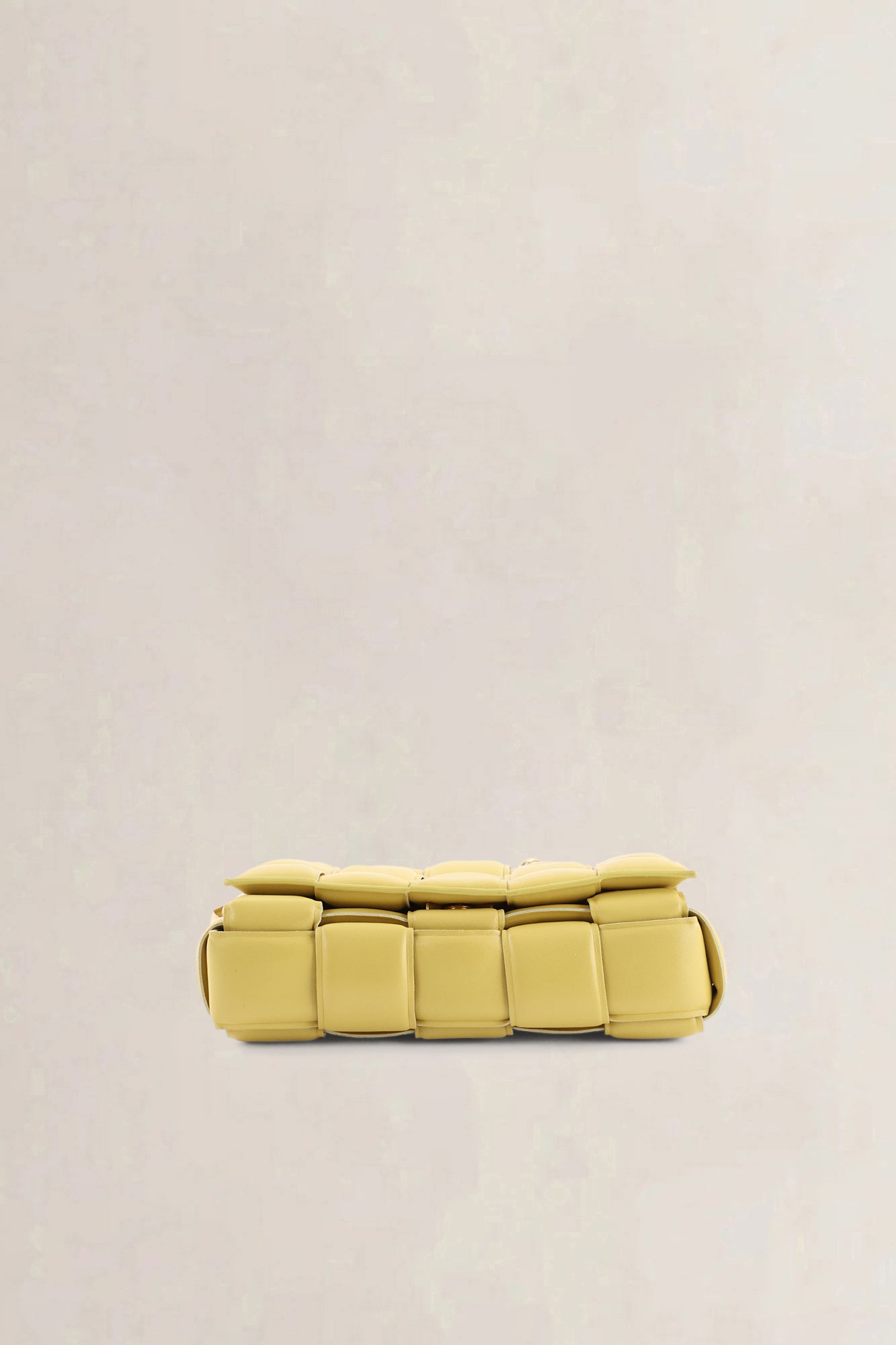 Bottega Veneta Yellow Chain Padded Cassette Crossbody Bag