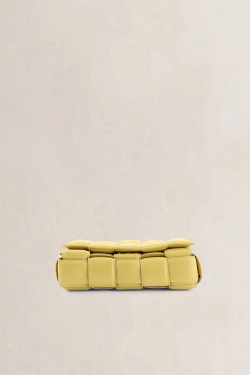 Bottega Veneta Yellow Chain Padded Cassette Crossbody Bag