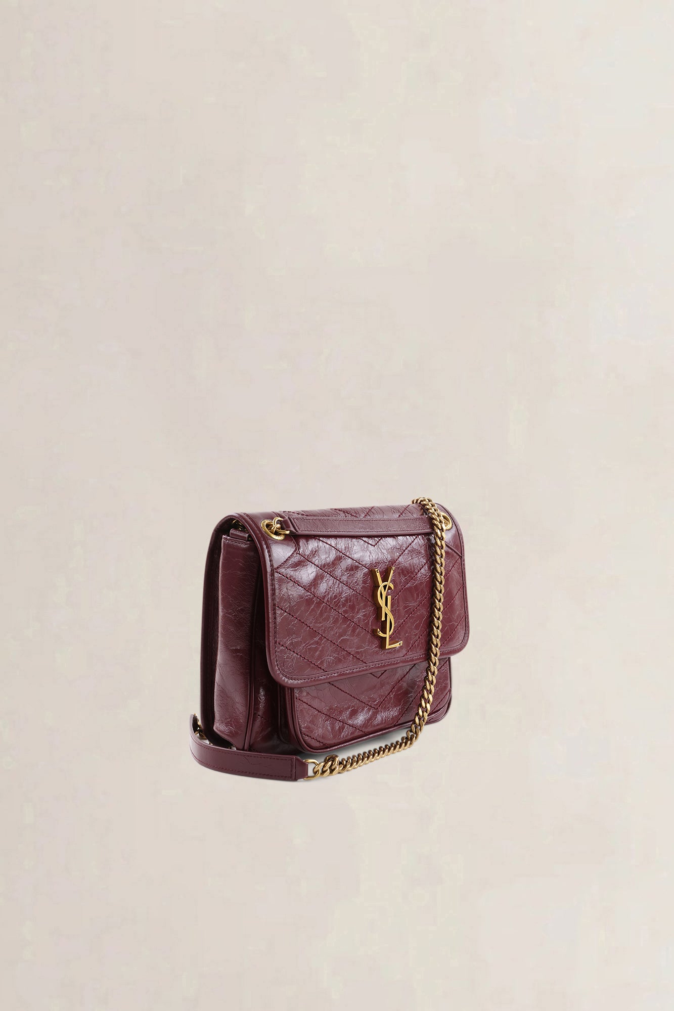 Saint Laurent Burgundy Niki Medium — preloved