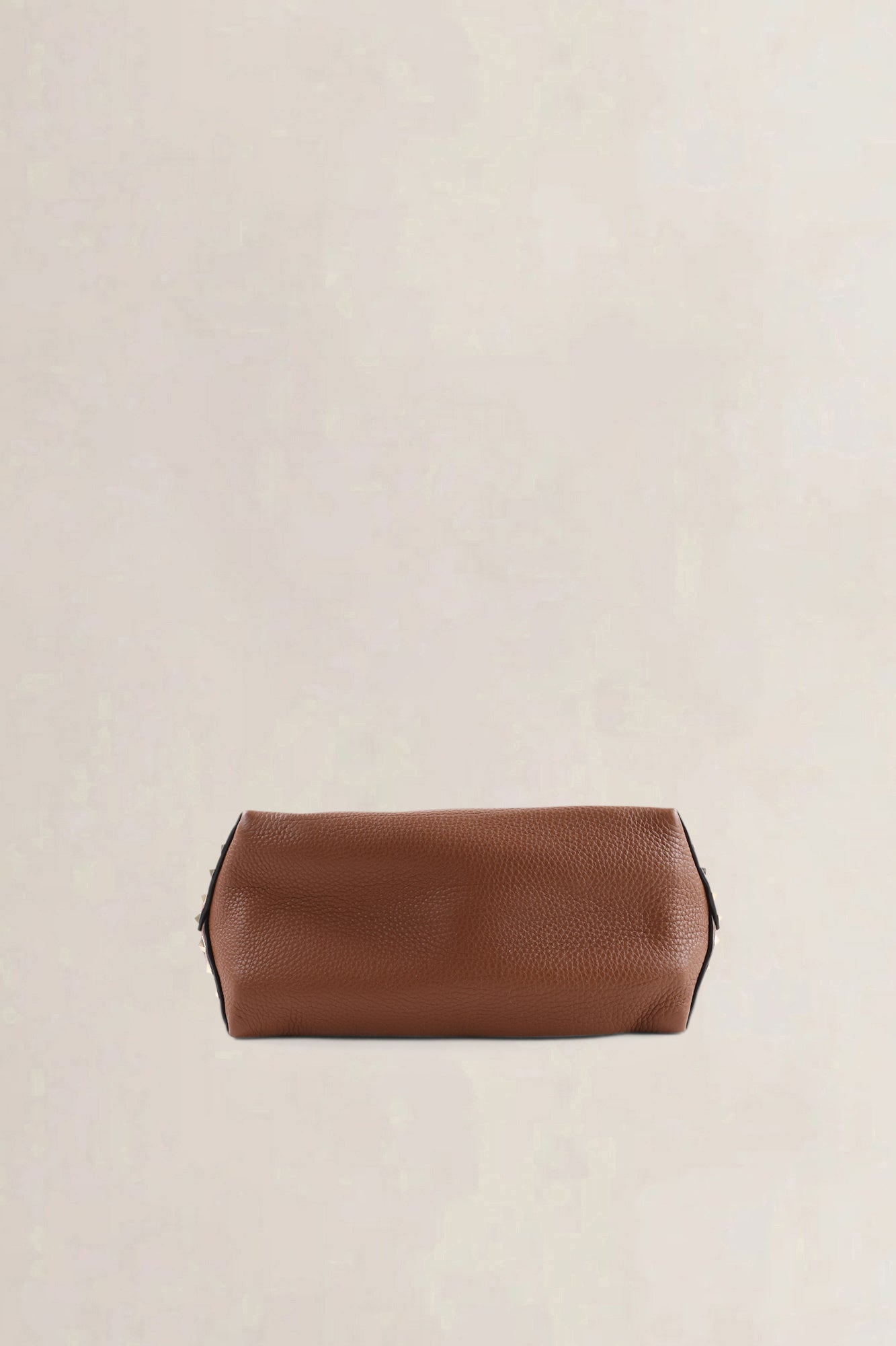 Valentino Garavani Brown Leather Rockstud Crossbody Bag