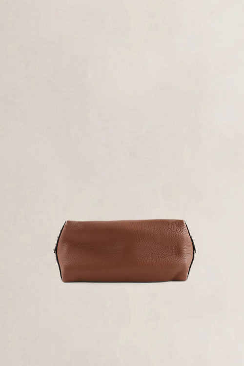 Valentino Garavani Brown Leather Rockstud Crossbody Bag