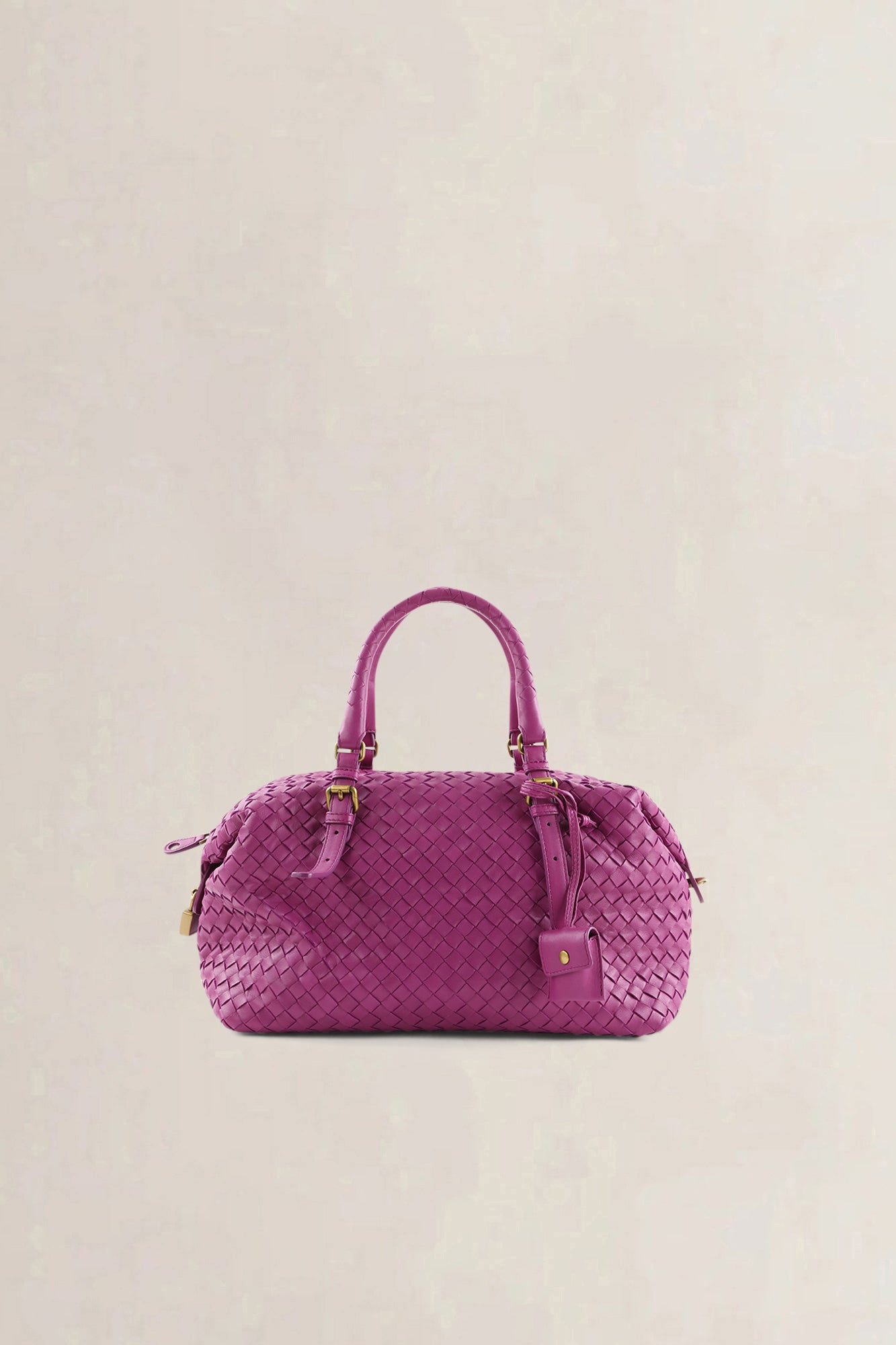 Bottega Veneta Purple Montaigne Top Handle Bag
