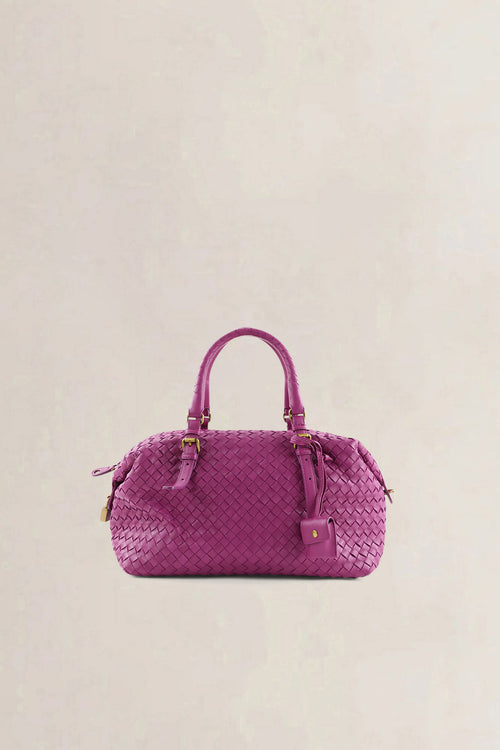 Bottega Veneta Purple Montaigne Top Handle Bag