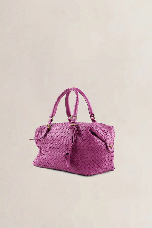 Bottega Veneta Purple Montaigne Top Handle Bag